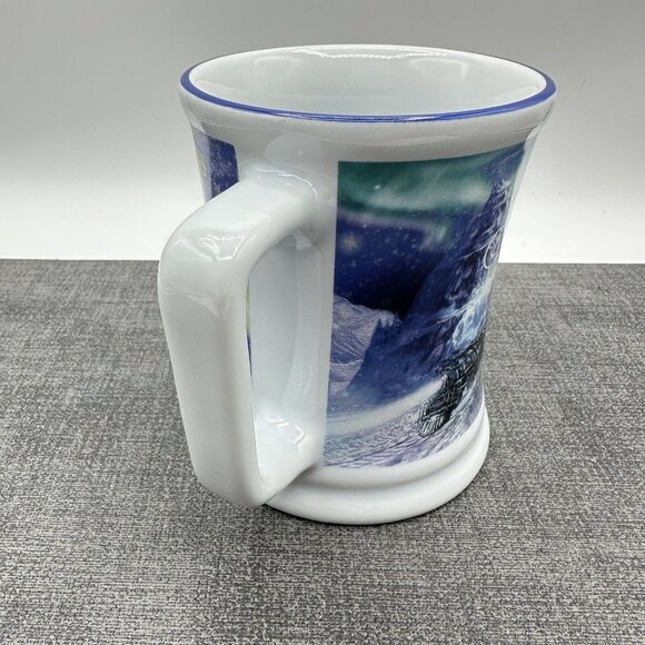Polar Express Christmas Train Engine Mug Cup Believe 3D Warner Brothers 14 Oz - Picture 4 of 10
